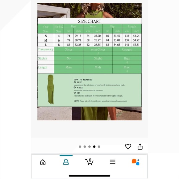 Semi sheer Sleeveless Mock Neck Maxi Dress with Thigh High Slit - Brown Knit s - Picture 5 of 5
